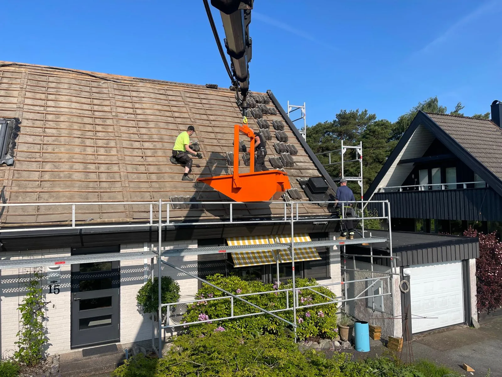 Färdigställt takbyte på villatak i Mölndal