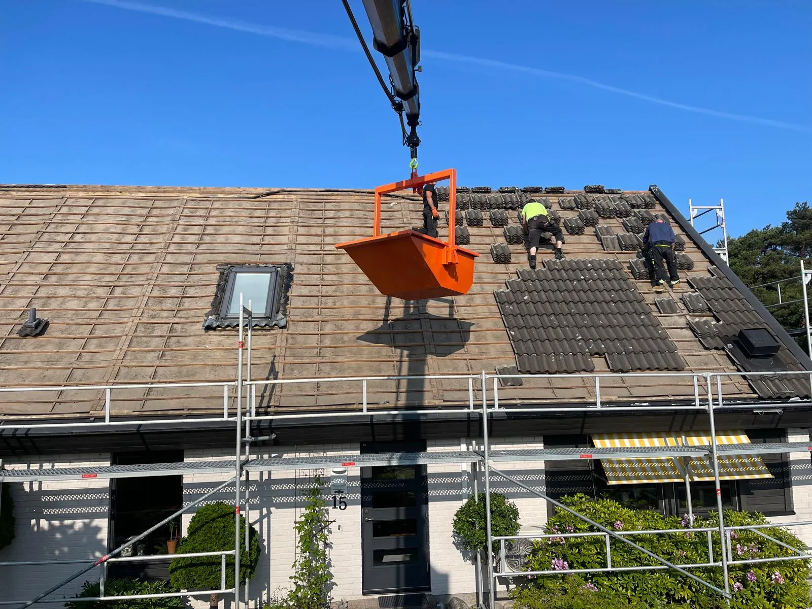 Professionellt takarbete utfört i Mölndal